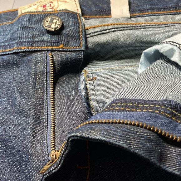 Division E Dark Wash Straight  Jeans 33 - Picture 6 of 10